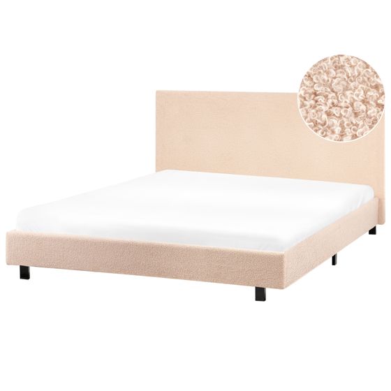Vattensäng Bouclé ALBI 140 x 200 cm Beige