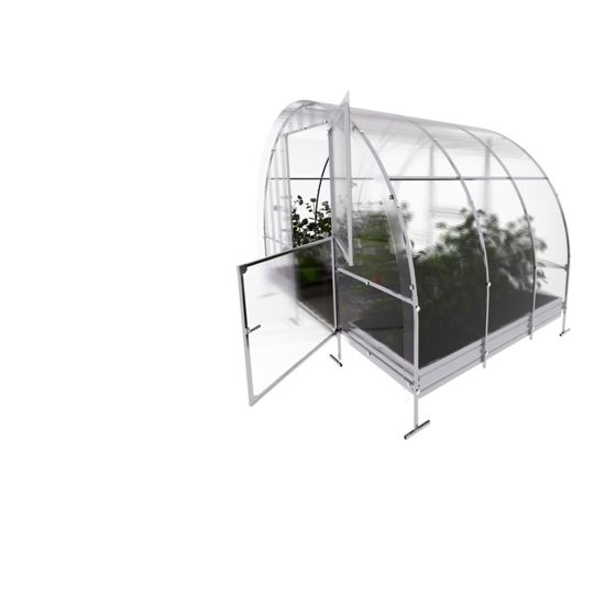 Växthus KLASIKA EASY 6 m2, 3 m x 2 m, 6 mm polykarbonatöverdrag