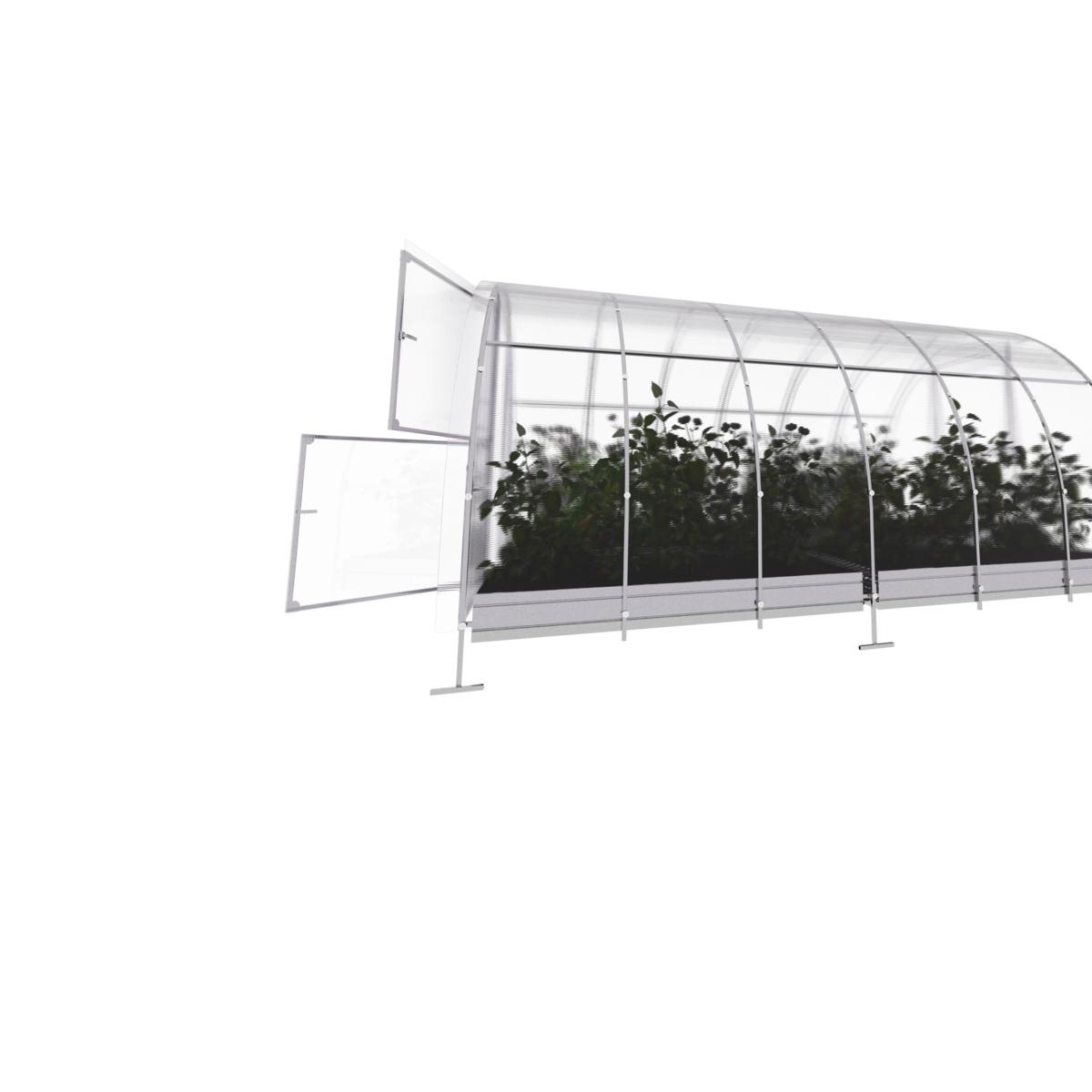 Växthus KLASIKA EASY 12 m2, 3 m x 4 m, 4 mm polykarbonatöverdrag