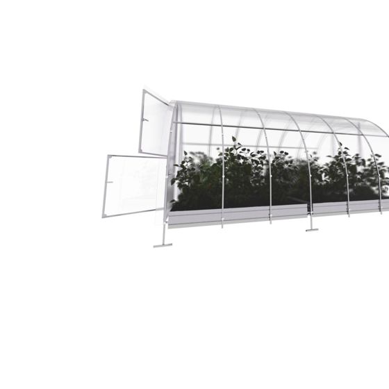 Växthus KLASIKA EASY 12 m2, 3 m x 4 m, 4 mm polykarbonatöverdrag