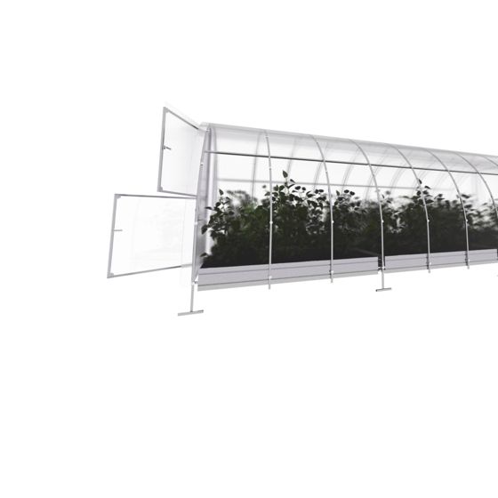 Växthus KLASIKA EASY 18 m2, 3 m x 6 m, 4 mm polykarbonatöverdrag