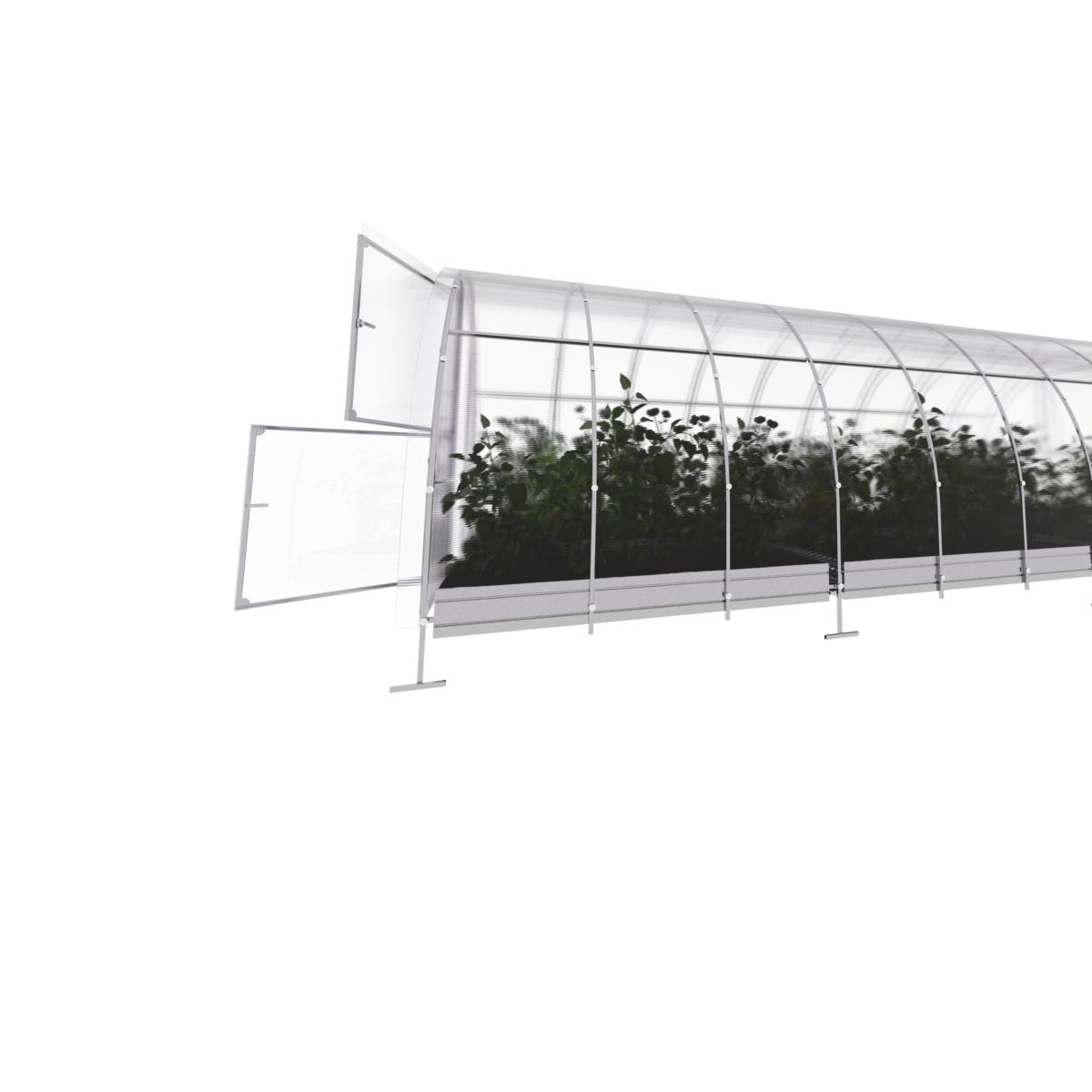 Växthus KLASIKA EASY 18 m2, 3 m x 6 m, 6 mm polykarbonatöverdrag