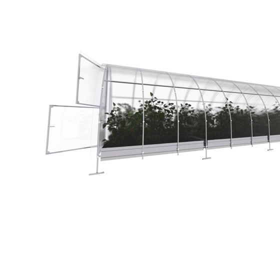 Växthus KLASIKA EASY 24 m2, 3 m x 8 m, 6 mm polykarbonatöverdrag