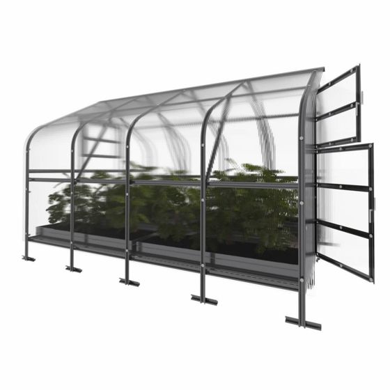 Växthus KLASIKA DROP 10 m2, 2,5 m x 4 m, 4 mm polykarbonatöverdrag