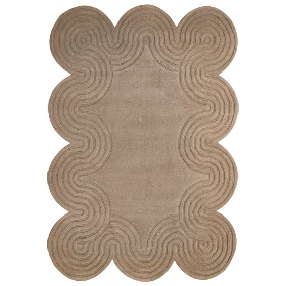 Matta MALVAN Taupe 160 x 230 cm Ull