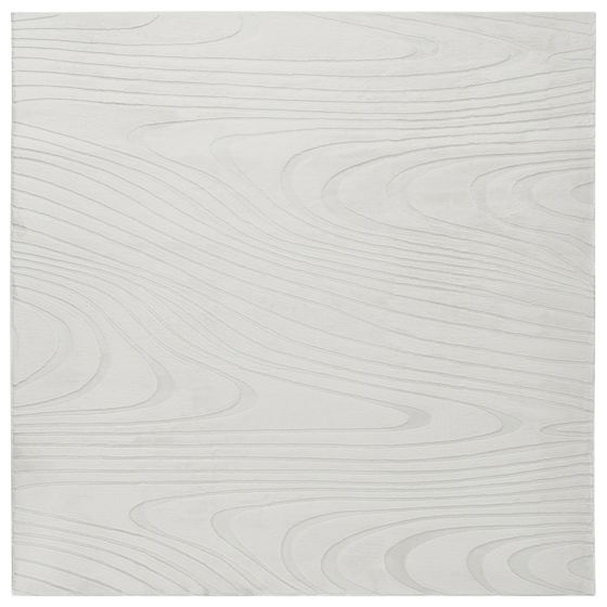 Fuskpälsmatta ONTAKE Off-White 160 x 160 cm