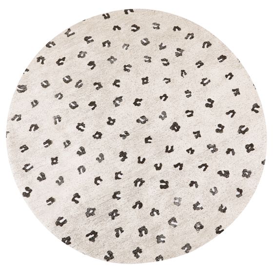 Matta AFIS Beige ø 140 cm Bomull