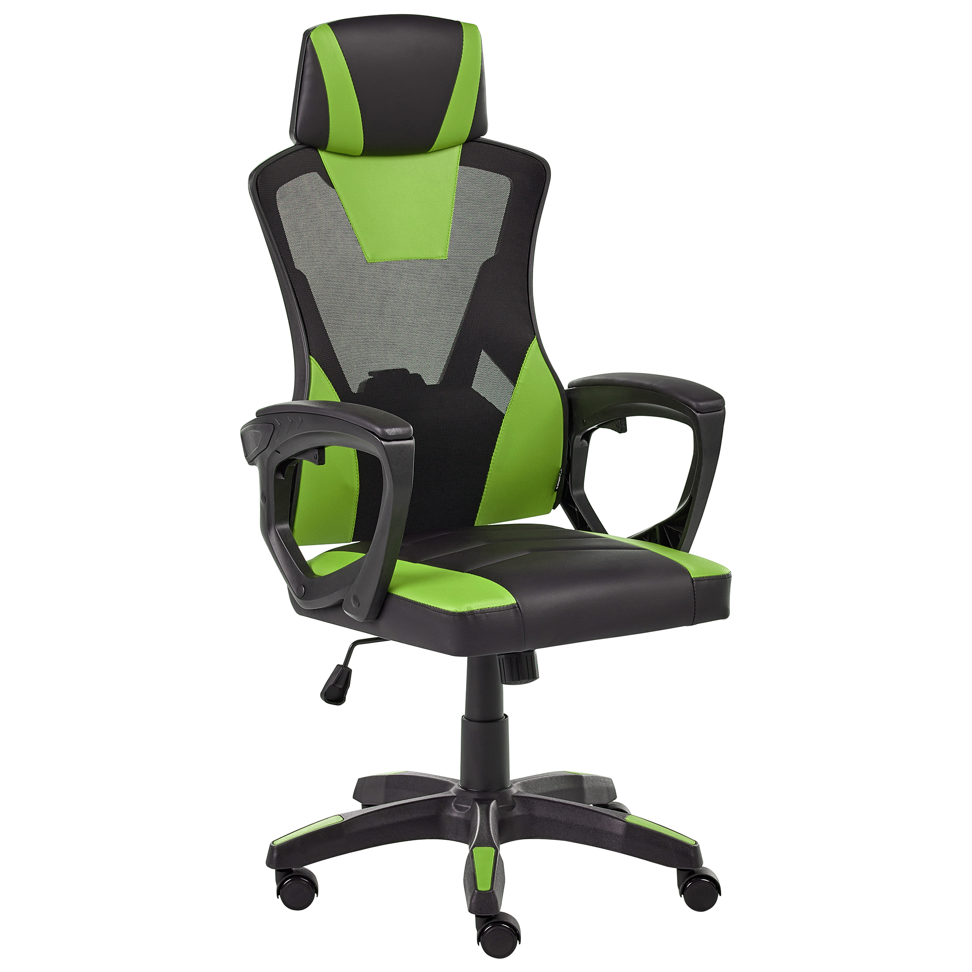 Kontorsstol IGNIS Konstläder Limegrön