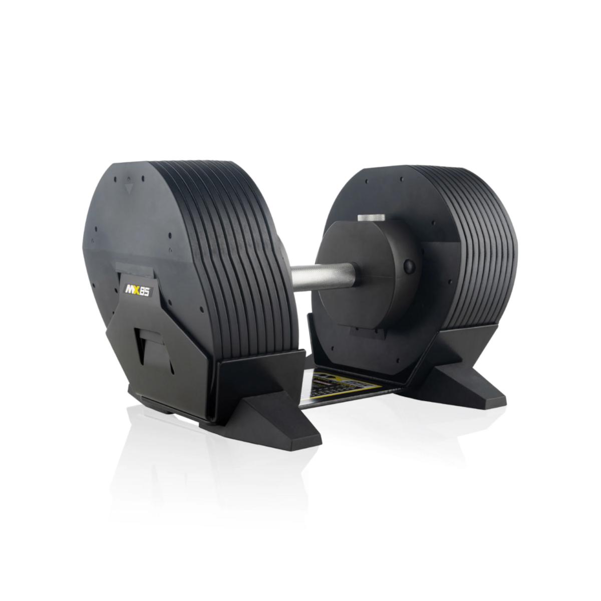 Tunturi MX Select MX85 -justerbar hantel 5,6–38,6 kg, räfflat grepp
