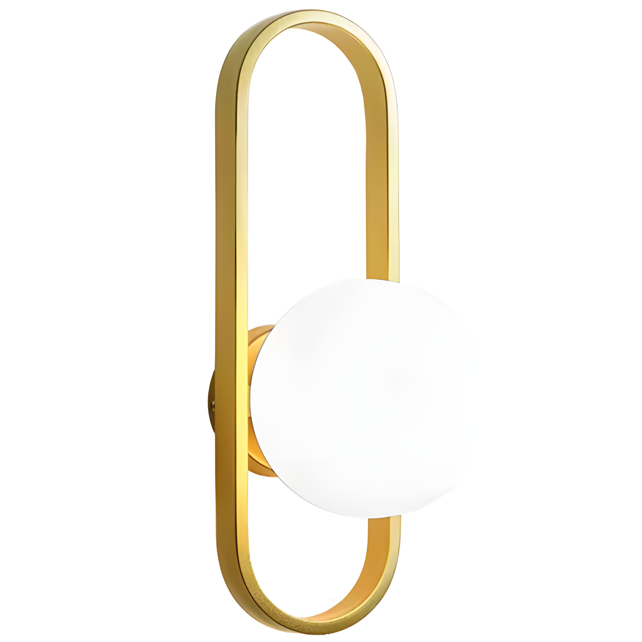 TOOLIGHT vägglampa APP1756-1W Borstat guld/Vit 17x14x34cm