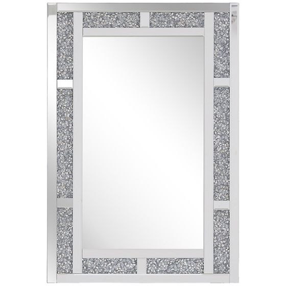 Väggspegel AVRILLE 60 cm 90 cm Silver