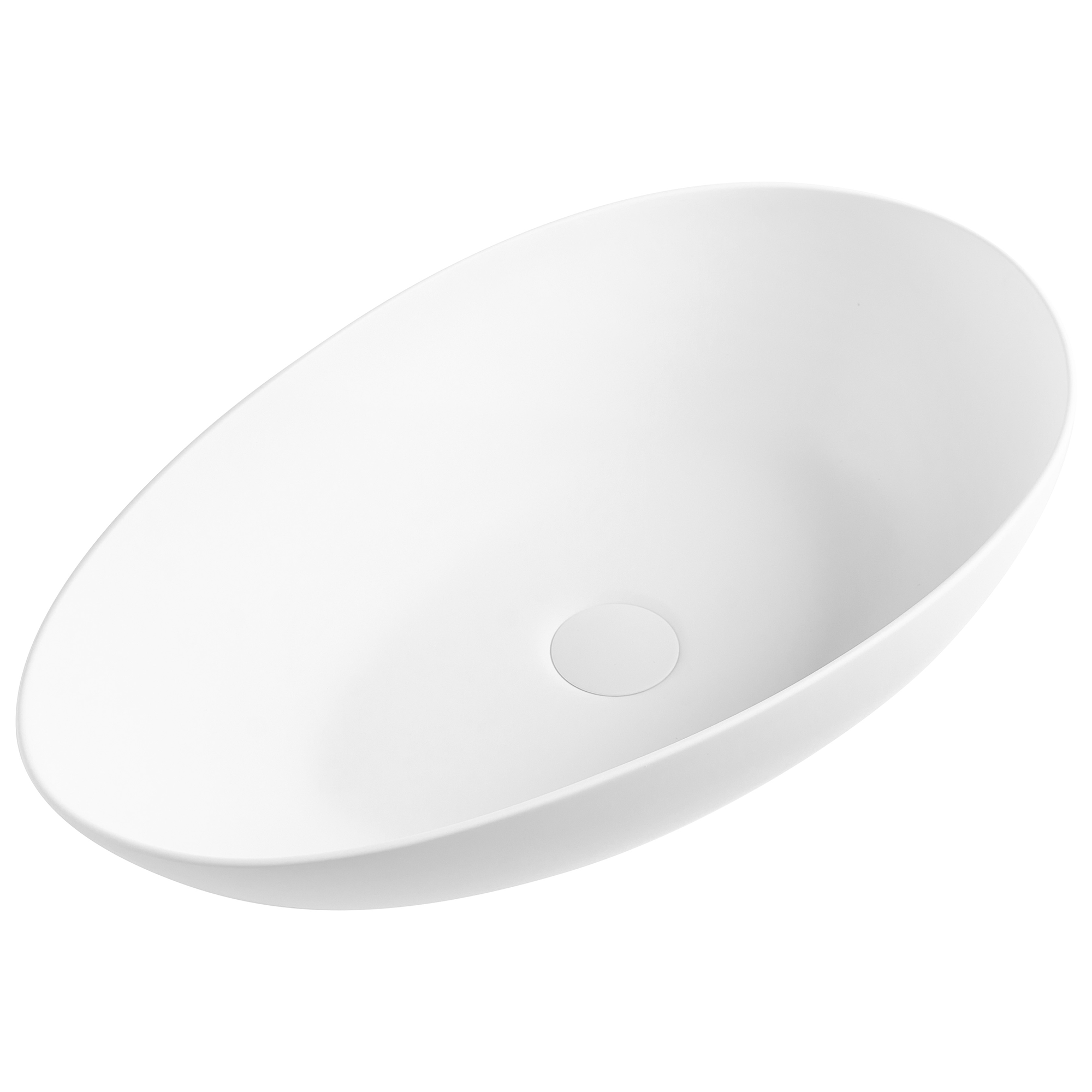 Tvättställ för bänkskiva SAUZAL 60 x 35 cm Vit