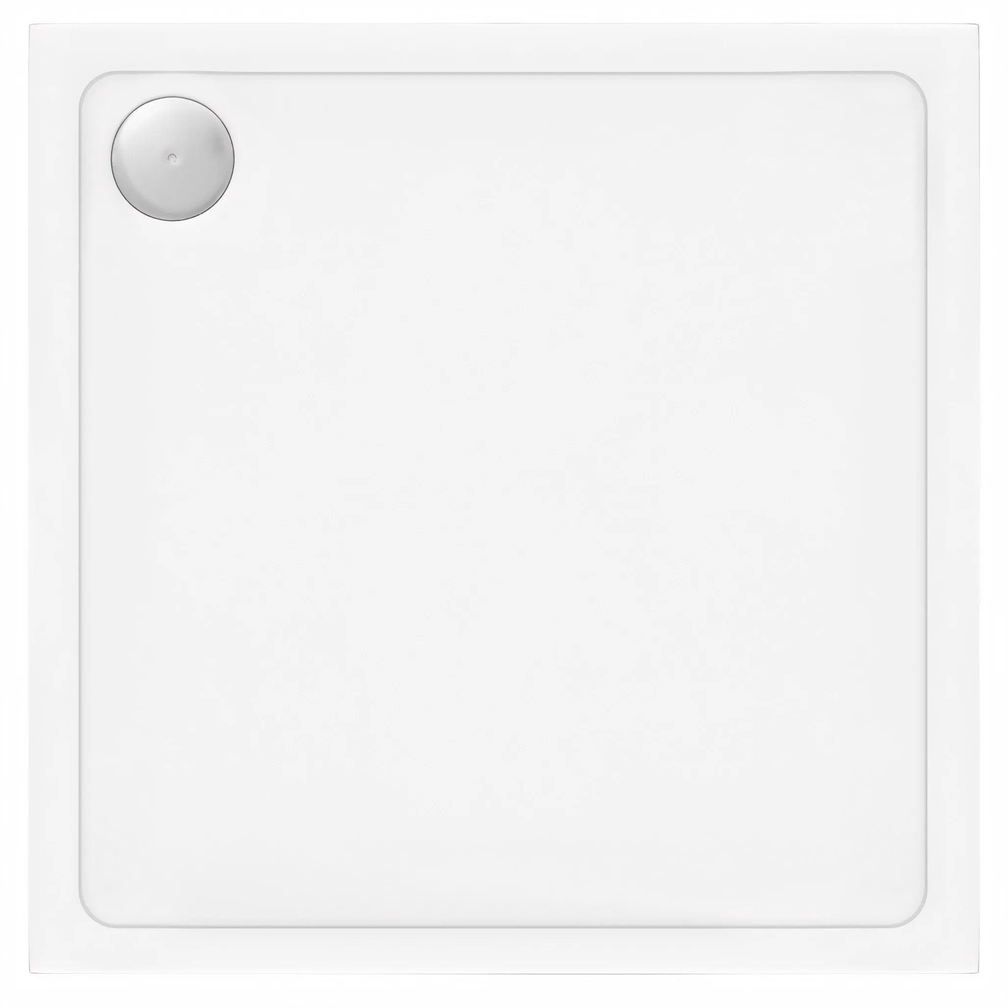 REA Duschkar SAVOY 80x80x6CM Vit, 80x80x6cm