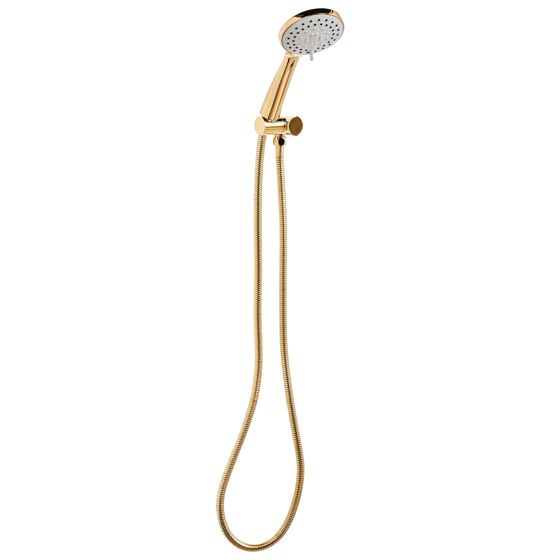Duschhuvud och slangkit TAMUSHAL 3 strållägen Guld