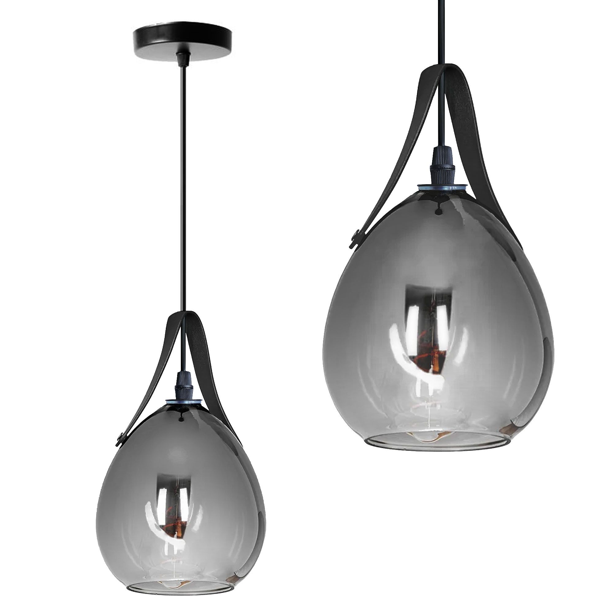 TOOLIGHT hängande taklampa APP1774-1CP Svart 17x15x17cm