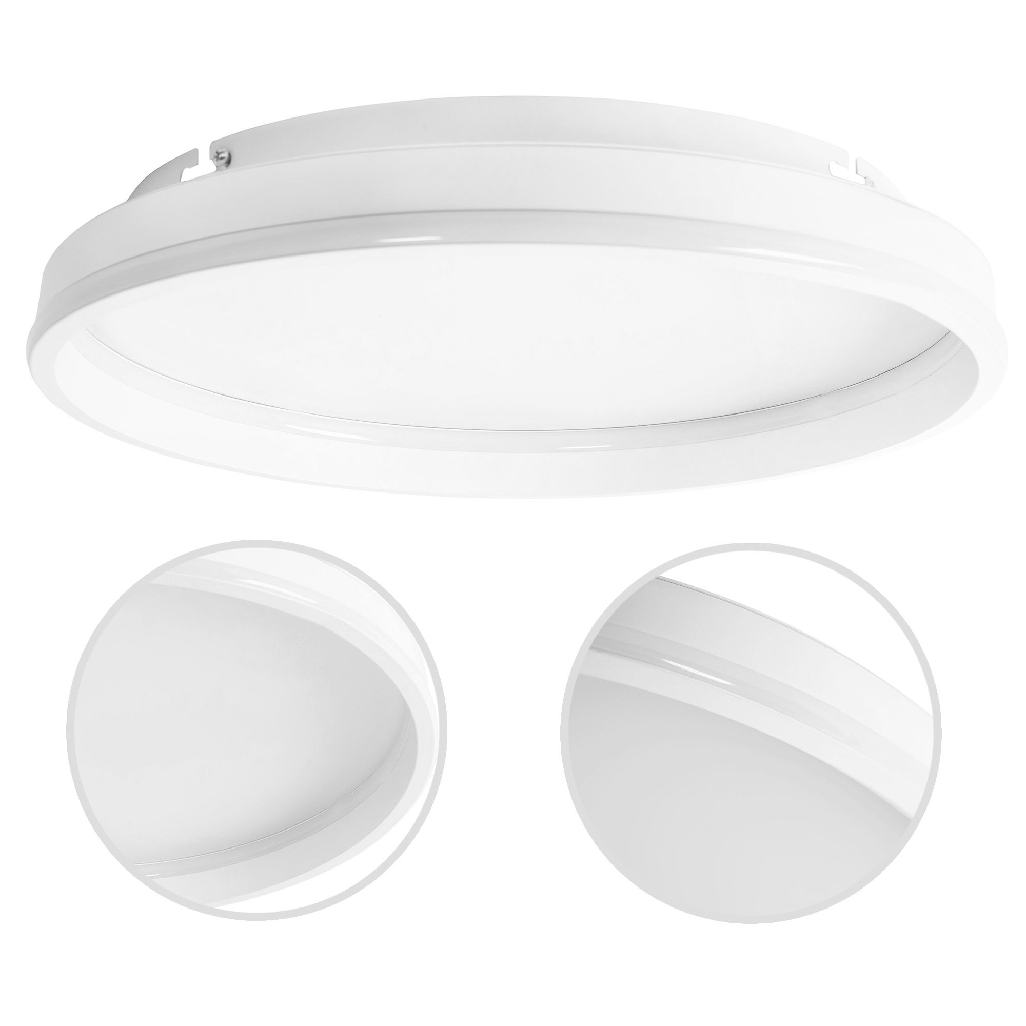 TOOLIGHT hängande taklampa APP1462 Vit 40x40x6,5cm