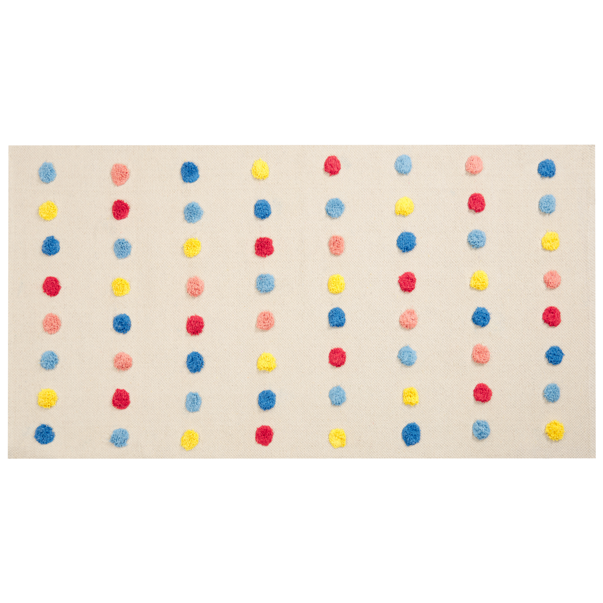 Barnmatta LELES Beige 80 x 150 cm Bomull