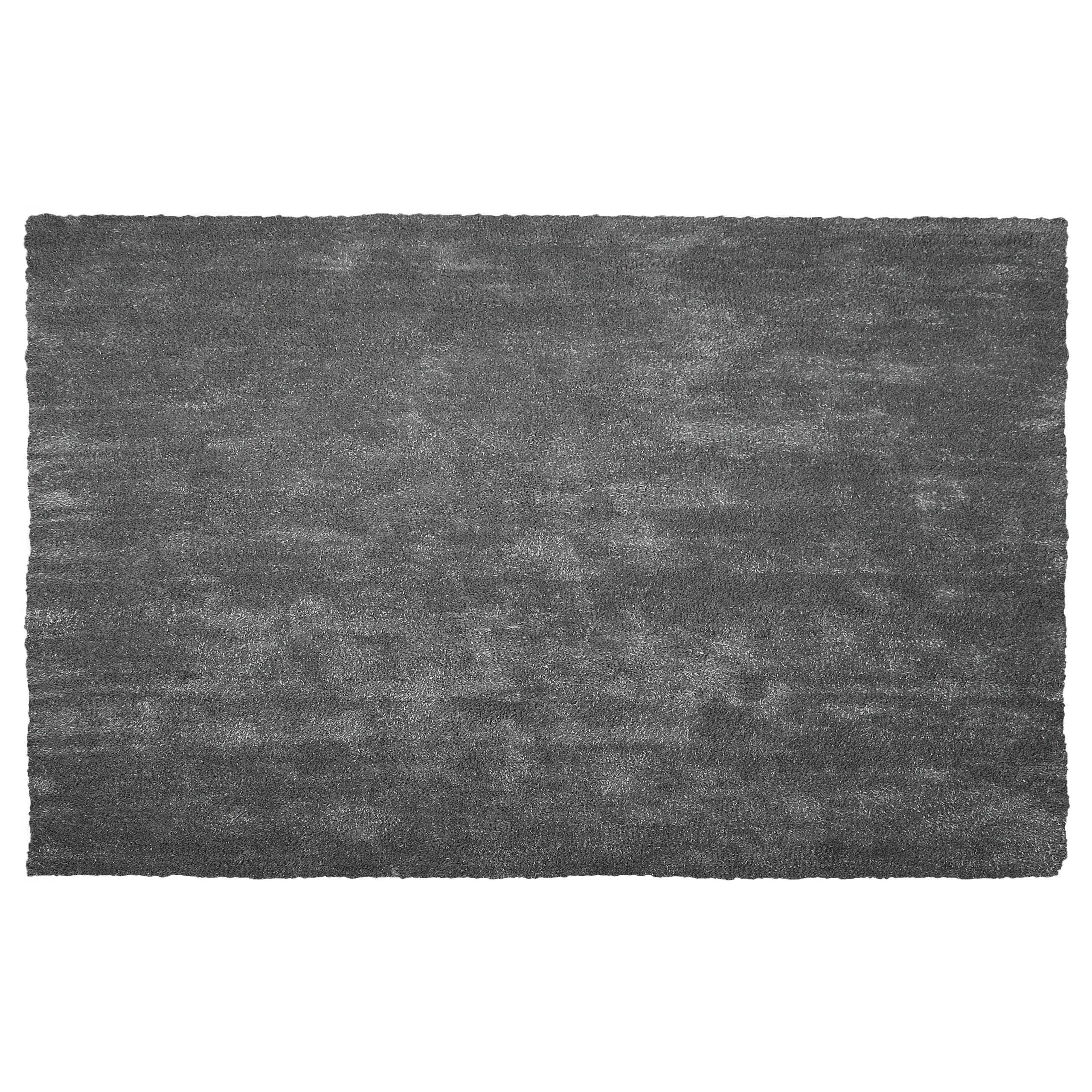 Matta med lång lugg DEMRE Mörkgrå 200 x 300 cm