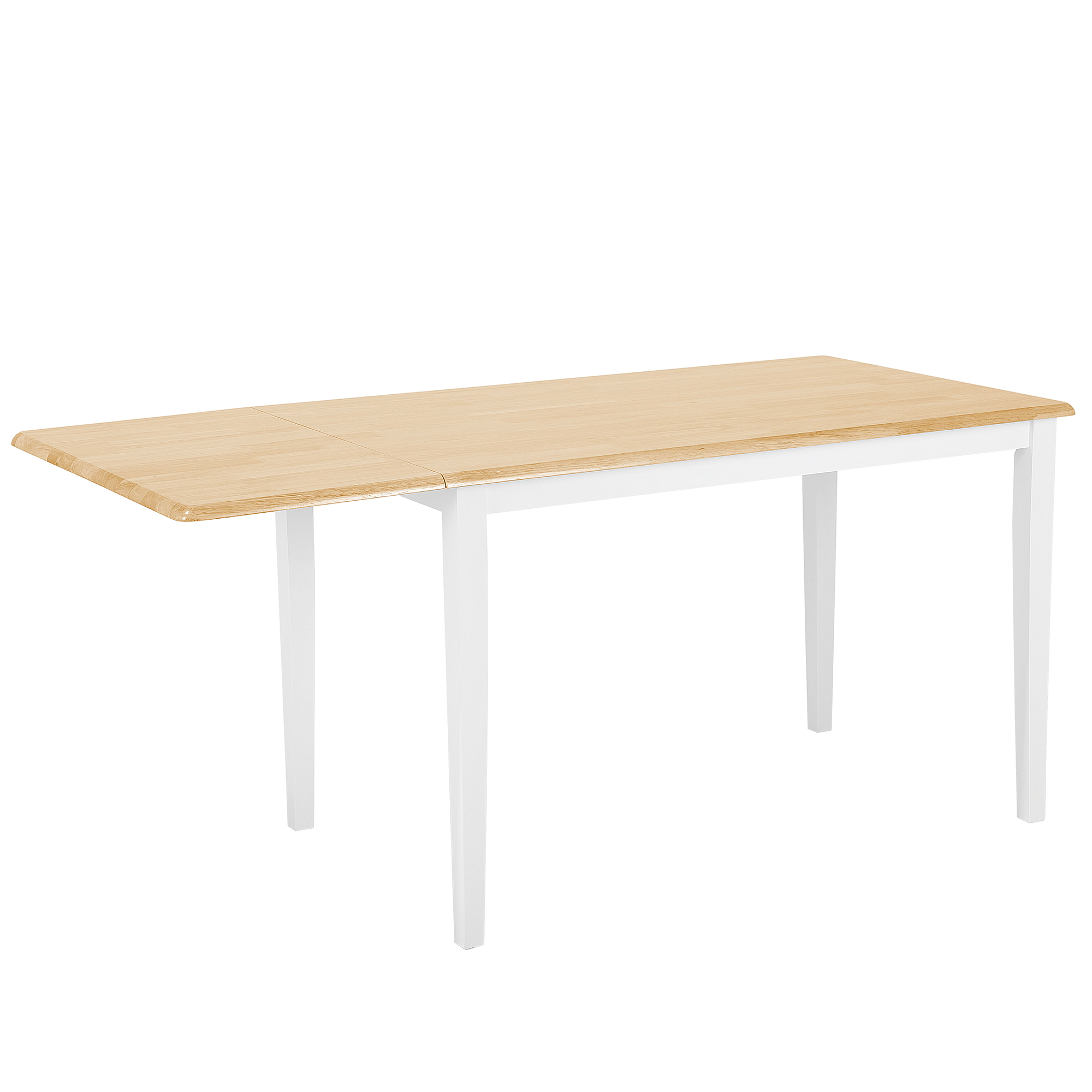 Förlängningsbart matbord LOUISIANA Ljusbrun 120/160 cm 75 cm Trä