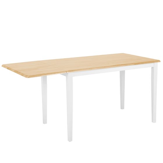 Förlängningsbart matbord LOUISIANA Ljusbrun 120/160 cm 75 cm Trä