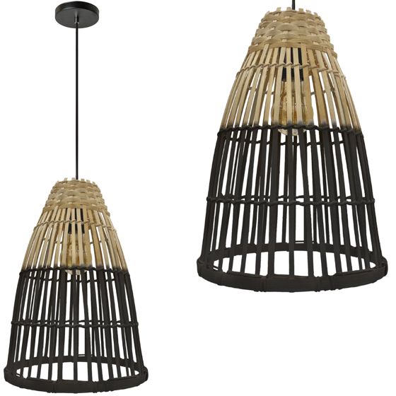 TOOLIGHT hängande taklampa APP1328-1CP Svart 34x25x34cm