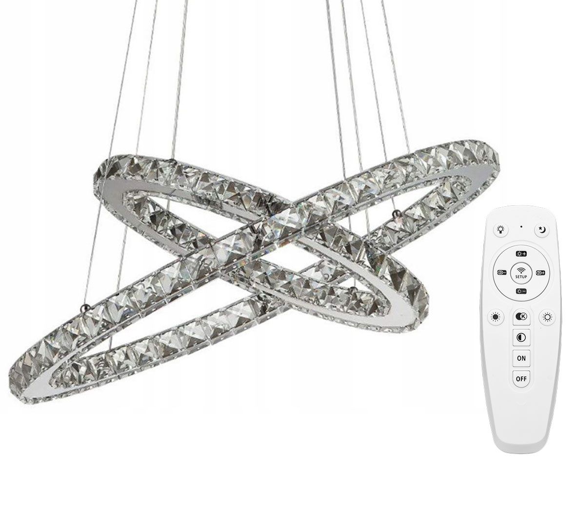 TOOLIGHT hängande taklampa APP418-CP RINGI Grå 49,5x49,5x49,5cm