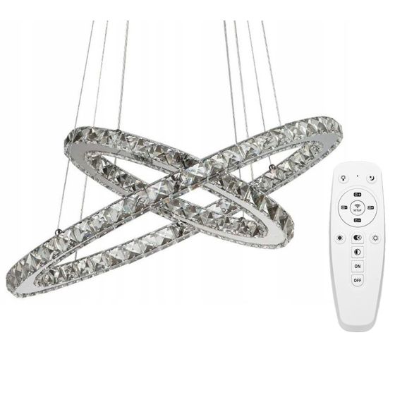 TOOLIGHT hängande taklampa APP418-CP RINGI Grå 49,5x49,5x49,5cm