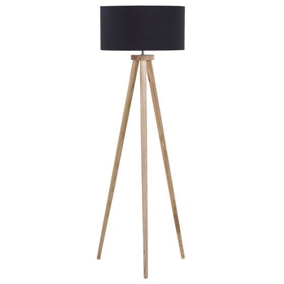 Golvlampa NITRA Ek Svart