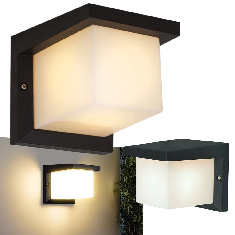 TOOLIGHT vägglampa RSL014-1W Svart 16x19x16cm