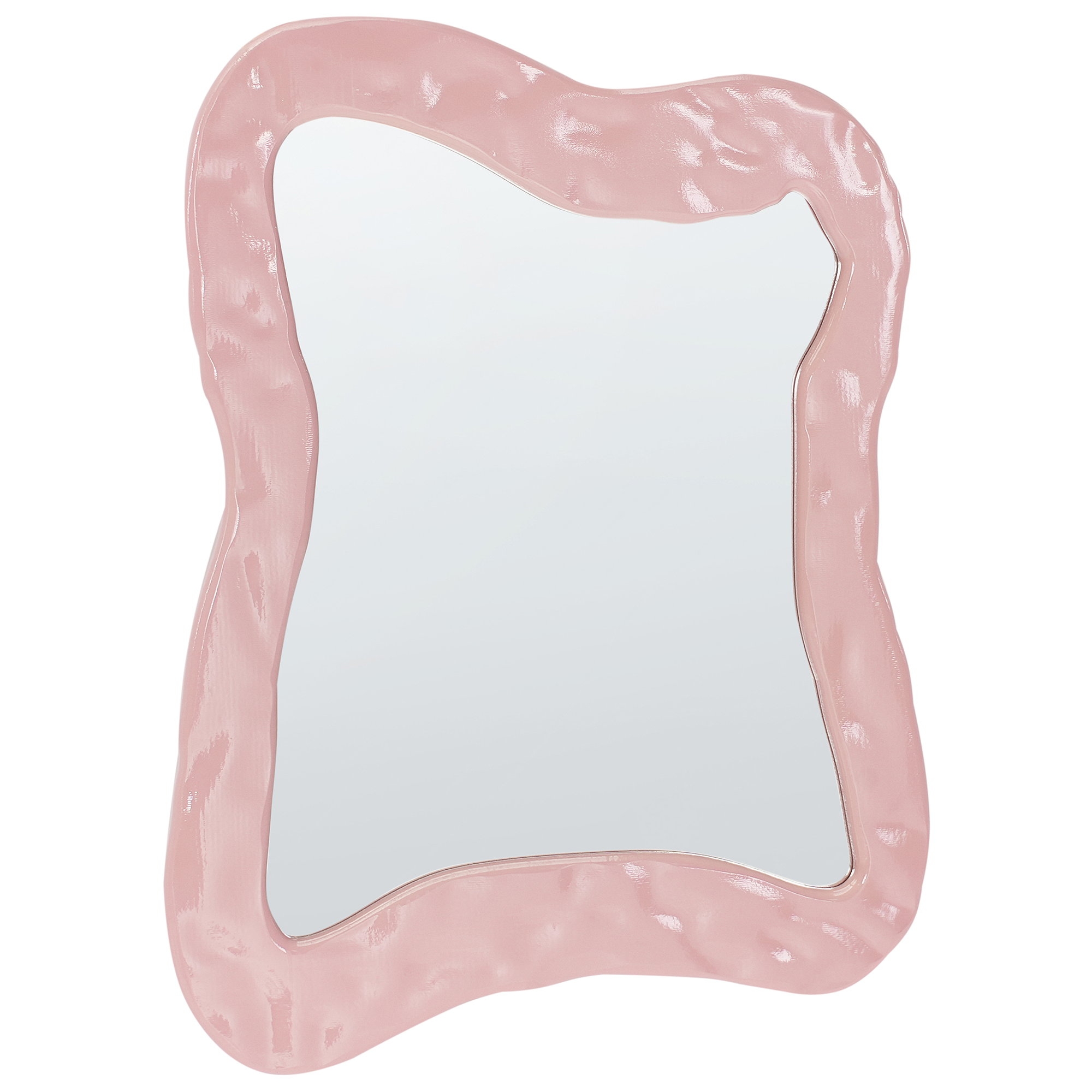 Väggspegel PENCRAN 60 cm 80 cm Rosa