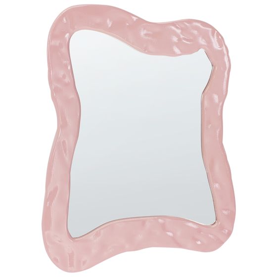 Väggspegel PENCRAN 60 cm 80 cm Rosa