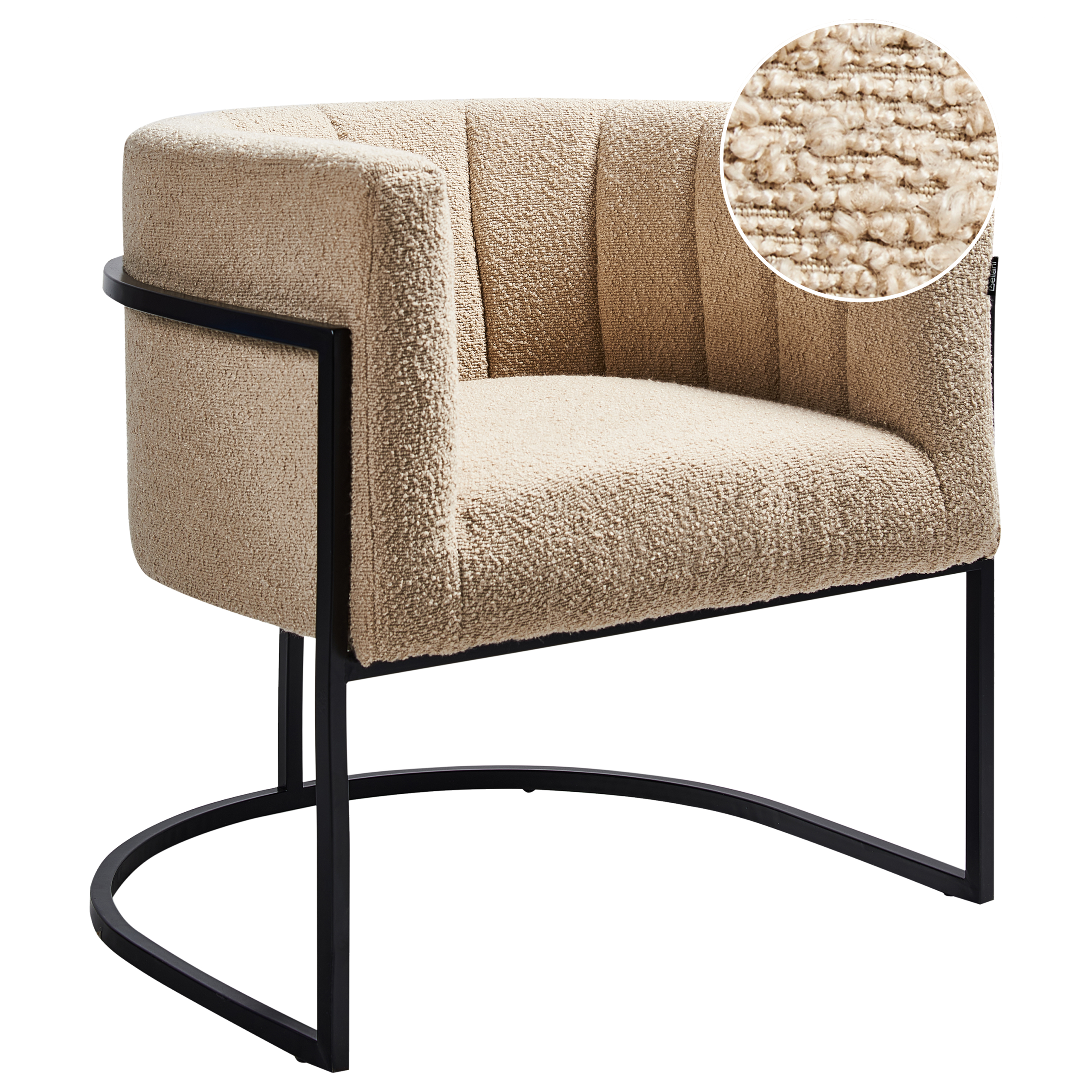 Fåtölj LARVIK II Bouclé Beige