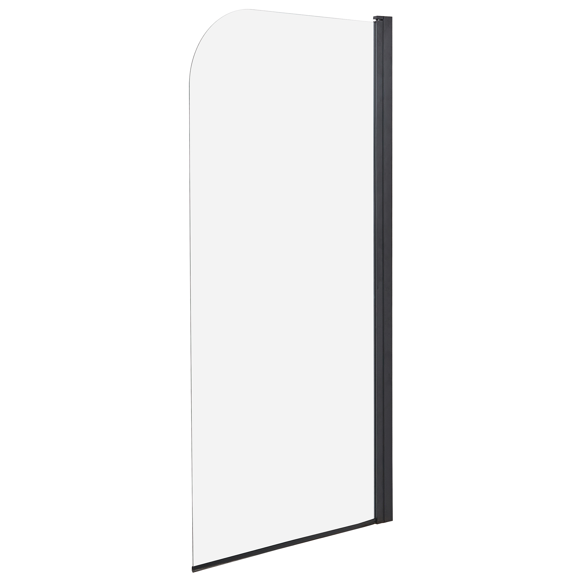 Badkarsskärm LAPAN 1400 x 700 mm Svart