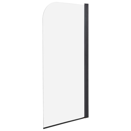 Badkarsskärm LAPAN 1400 x 700 mm Svart