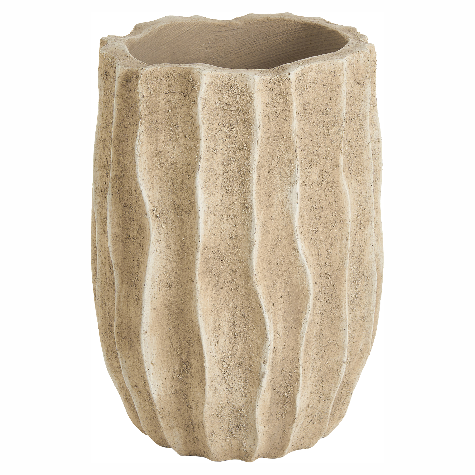 Blomkruka ATTERSEE 32 cm Beige