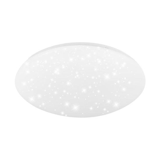 NETTLIFE LED-taklampa för sovrum 30 cm 6000K stjärnhimmel rund 18 W IP44 badrumslampa för vardagsrum barnrum kök