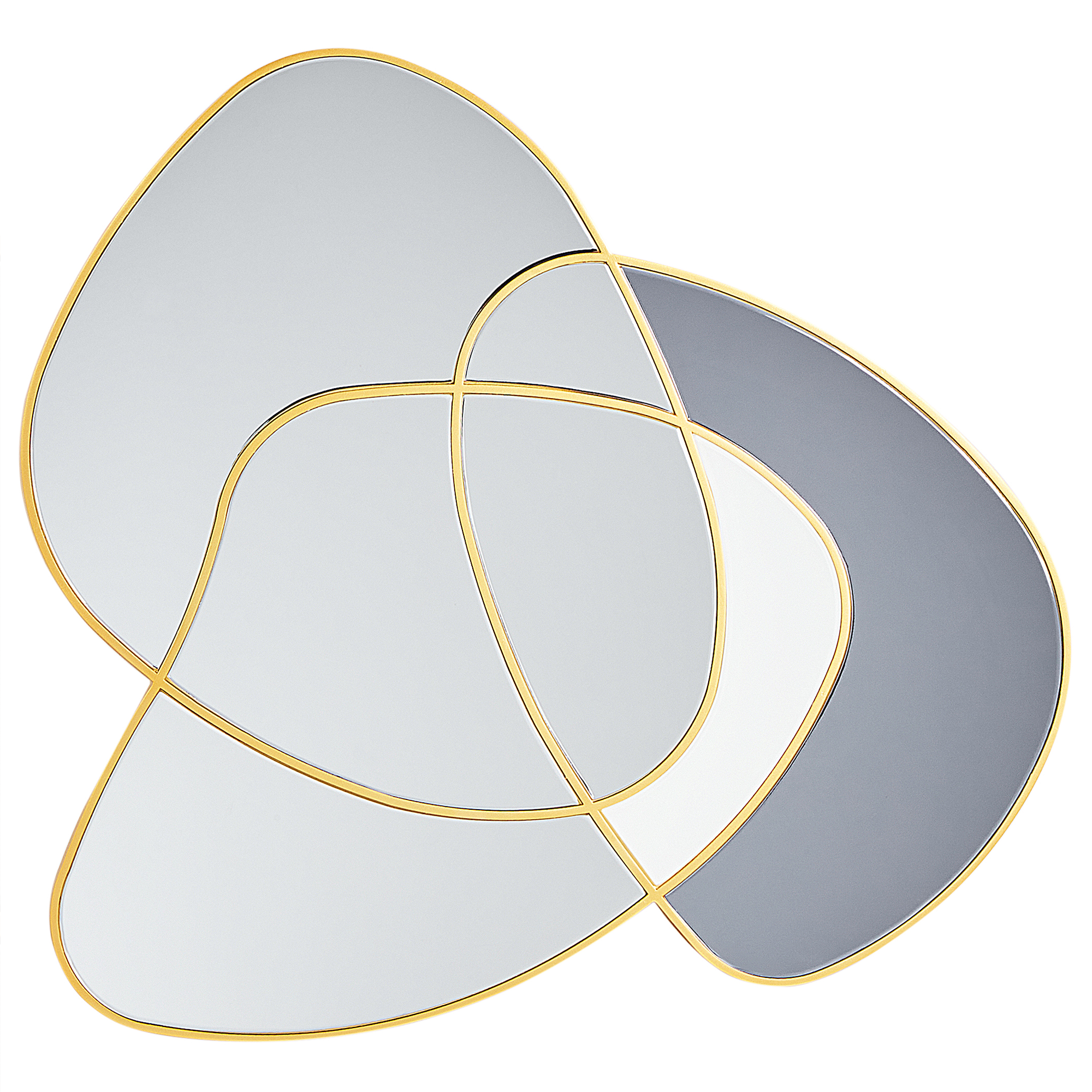 Väggspegel TAILLY 99 cm 89 cm Guld