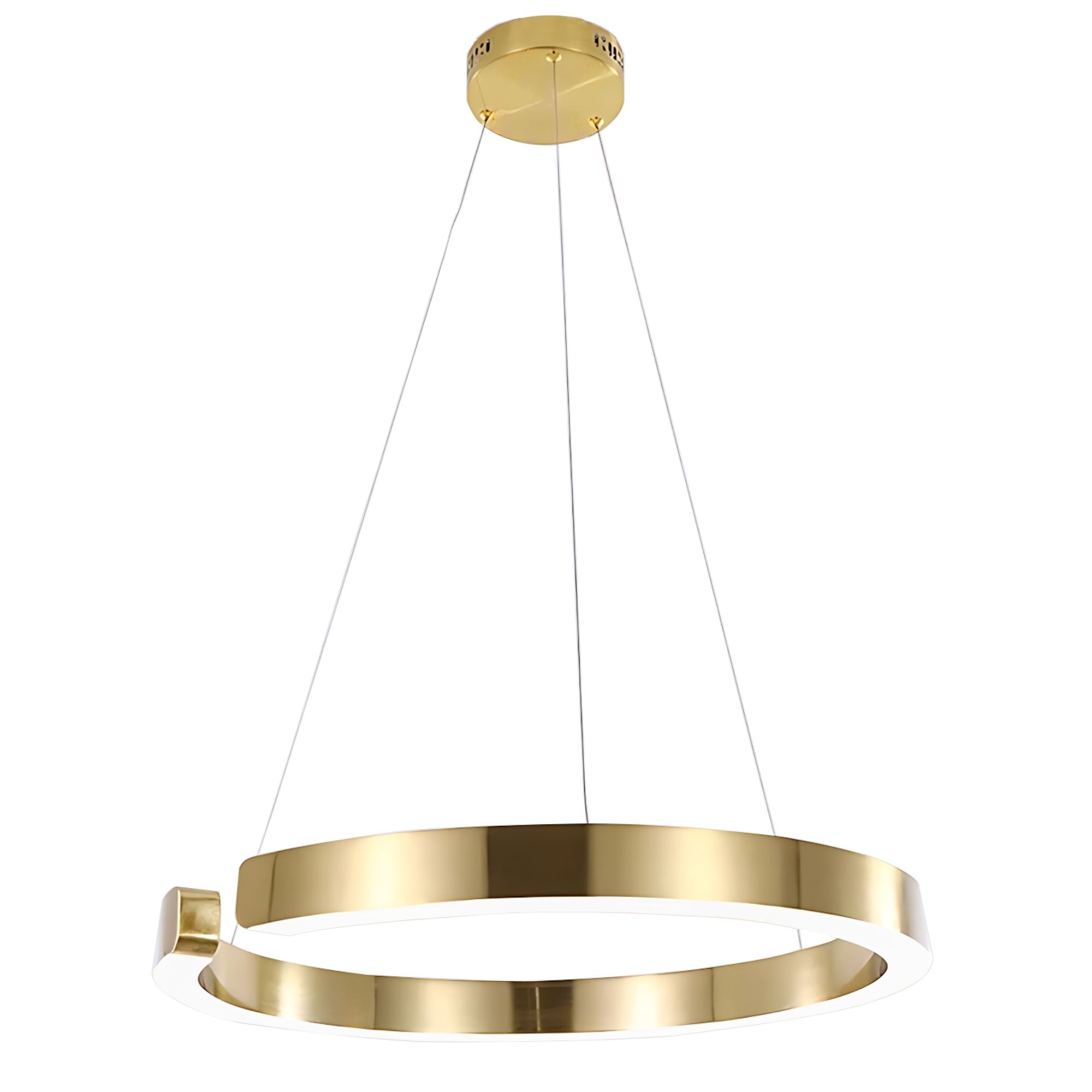 TOOLIGHT hängande taklampa LHJ052-CP1 C 40cm LED Guld/Borstat guld 40x3x40cm