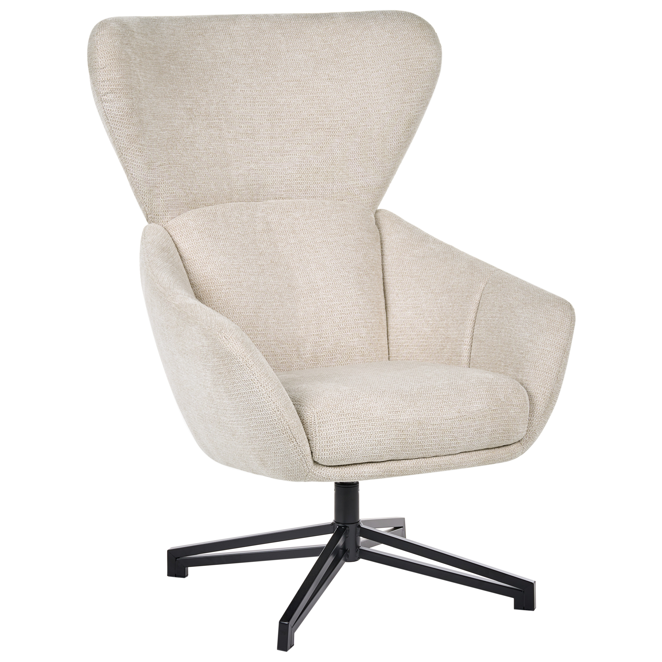 Svängbar fåtölj DALEN Ljusbeige