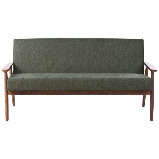 Soffa 3-sits ESRUM Mörkbrun/ Grön