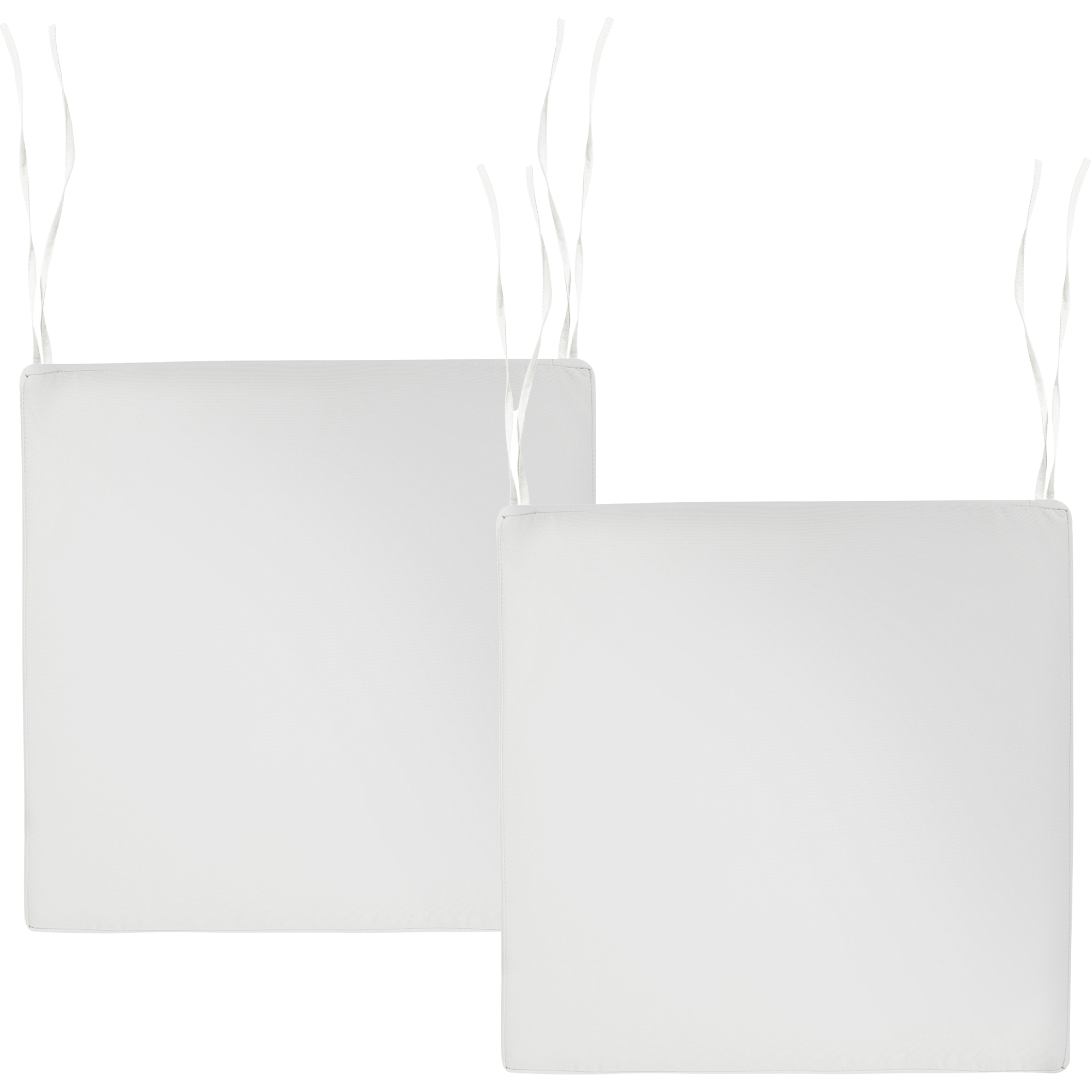 Set med 2 dynor för trädgårdsstol SASSARI PREMIUM 46 x 46 cm Off-White