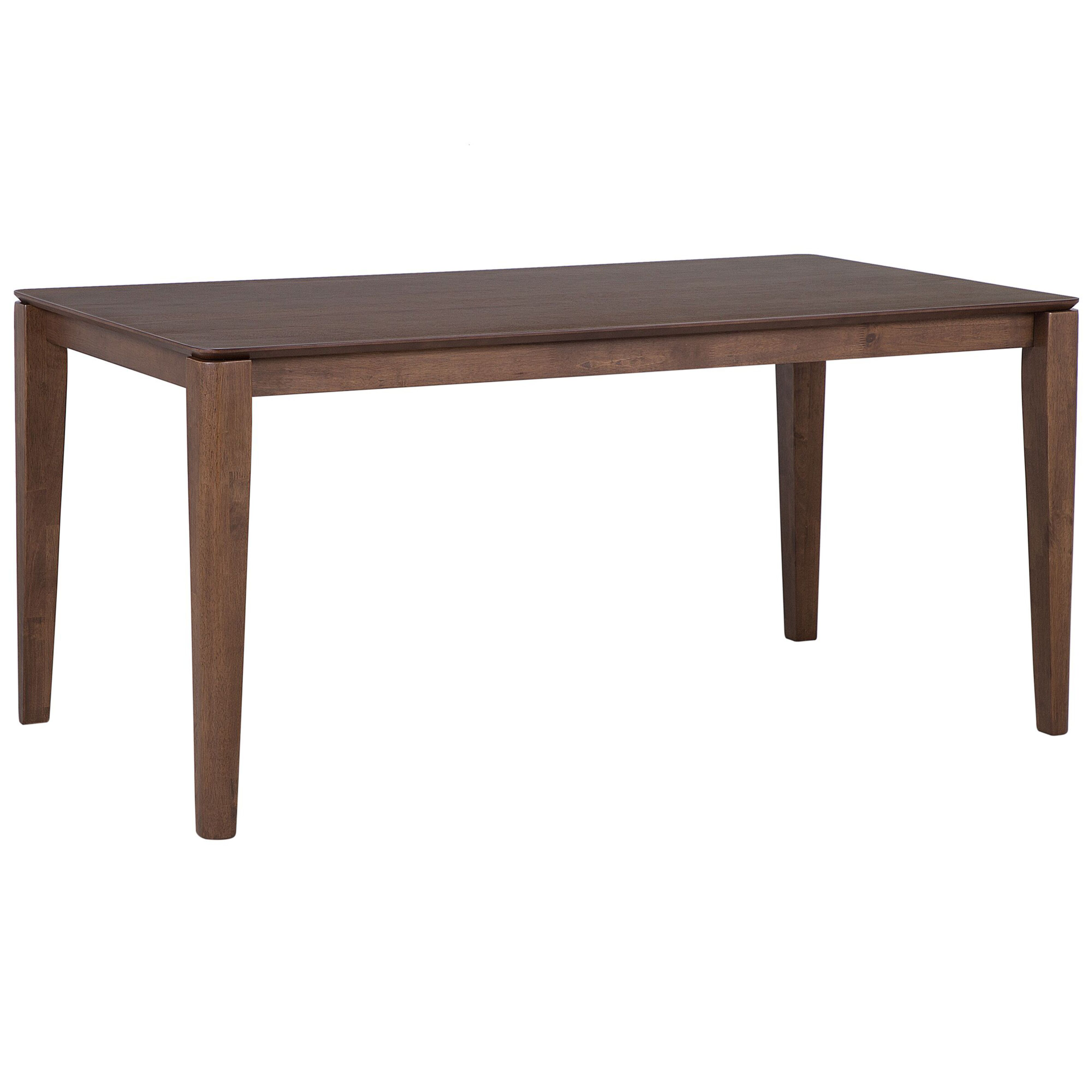 Matbord LOTTIE Mörk valnötsfanér 160 cm 90 cm