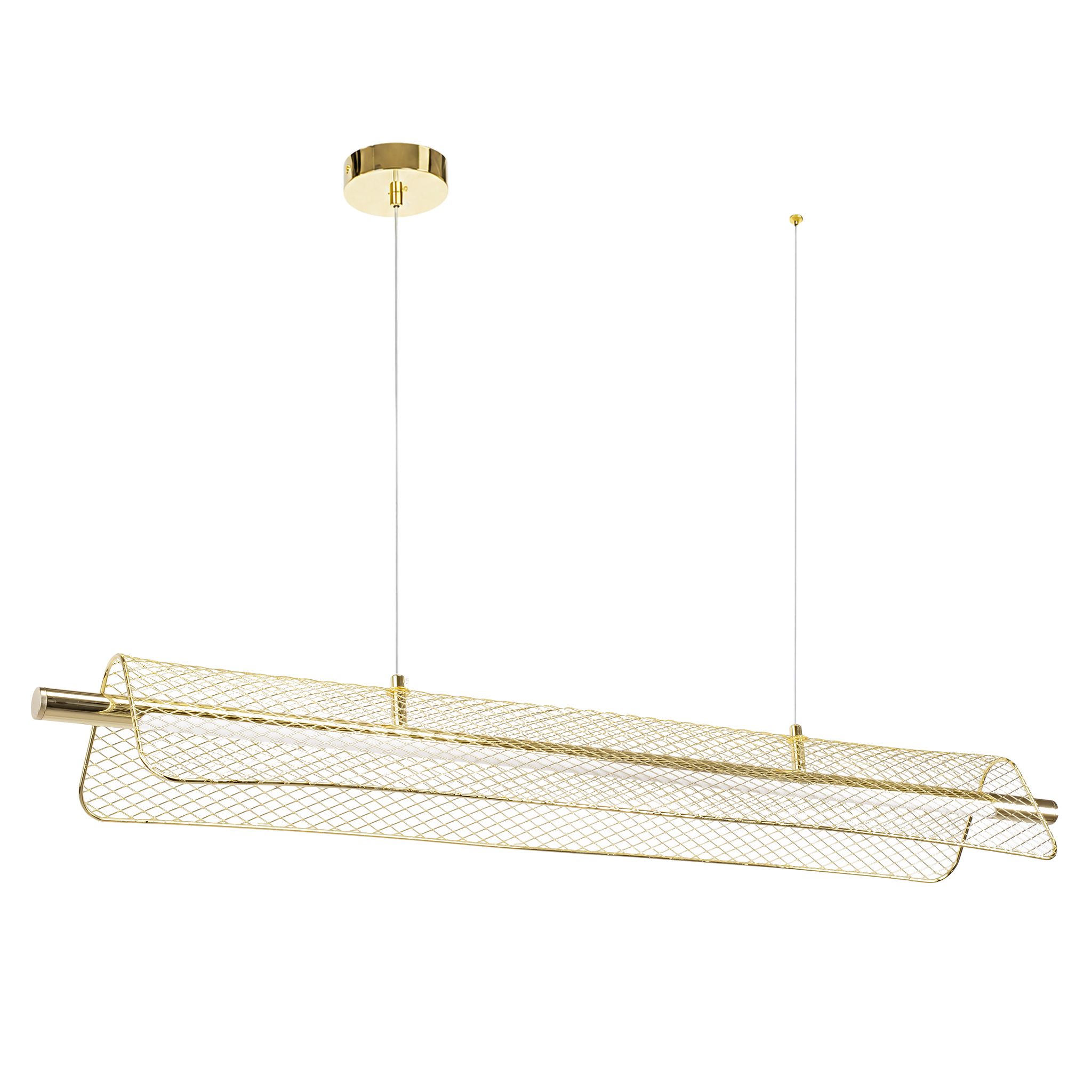 TOOLIGHT taklampa hängande APP1943-CP GOLD borstat guld, 40x40x5cm