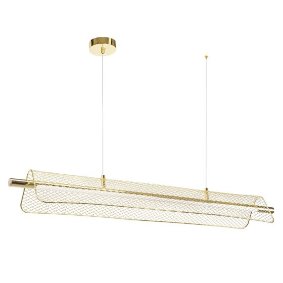 TOOLIGHT taklampa hängande APP1943-CP GOLD borstat guld, 40x40x5cm