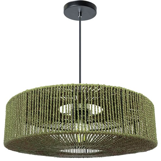 TOOLIGHT hängande taklampa APP1296-1CP Grön 40x40x103cm