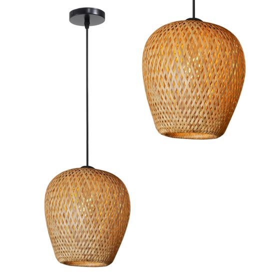 TOOLIGHT hängande taklampa APP885-1CP Svart 27x23x90cm