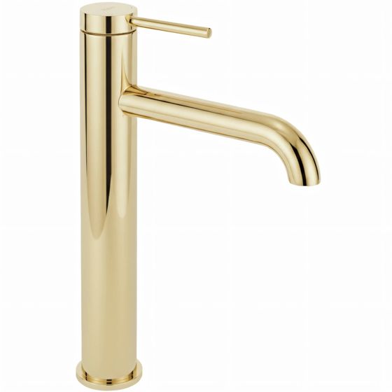 REA Tvättställsblandare JS-B801-1G SPOT Hög Guld, 20x5x28cm