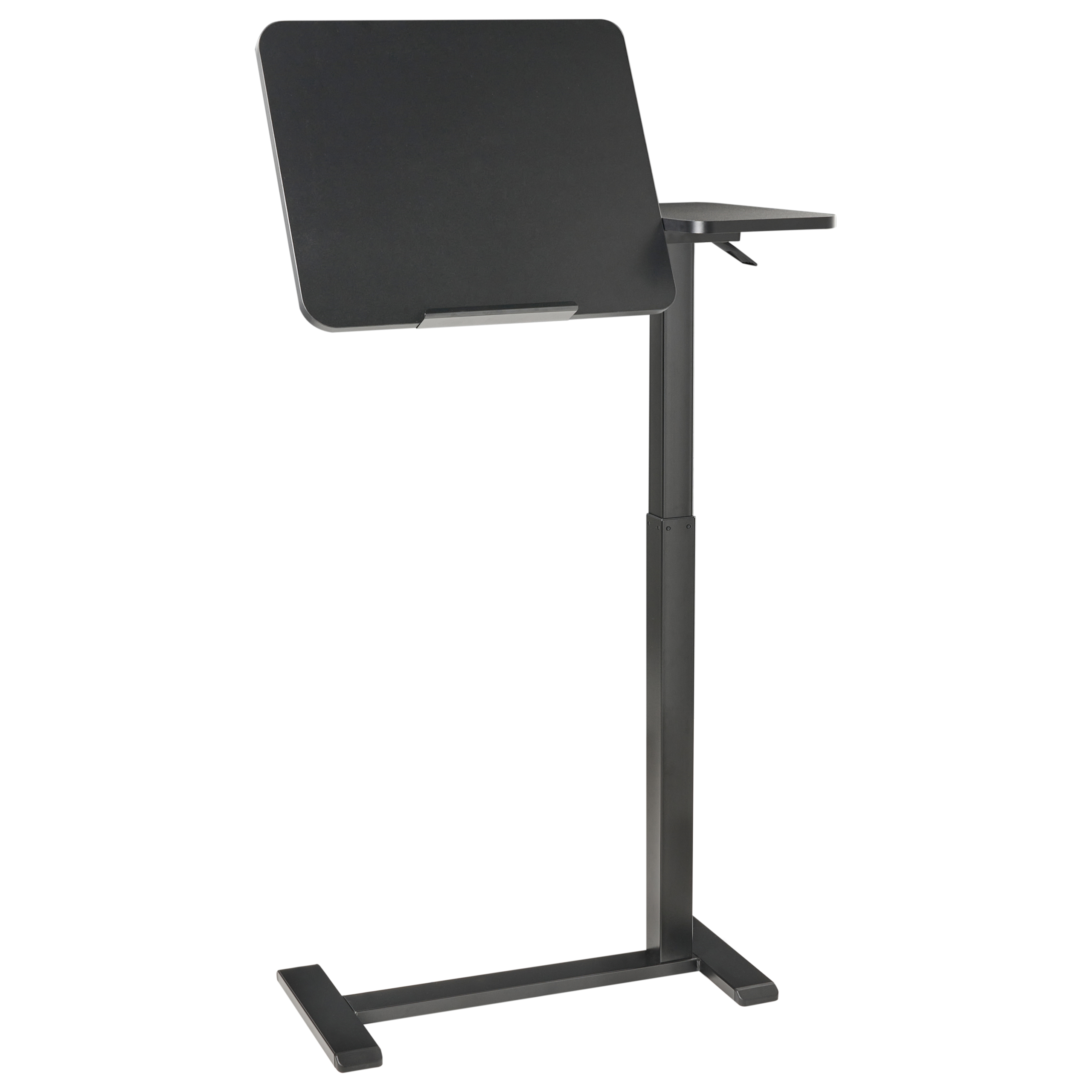 Manuellt justerbart laptopstativ SCHOLA 70 cm 40 cm Svart