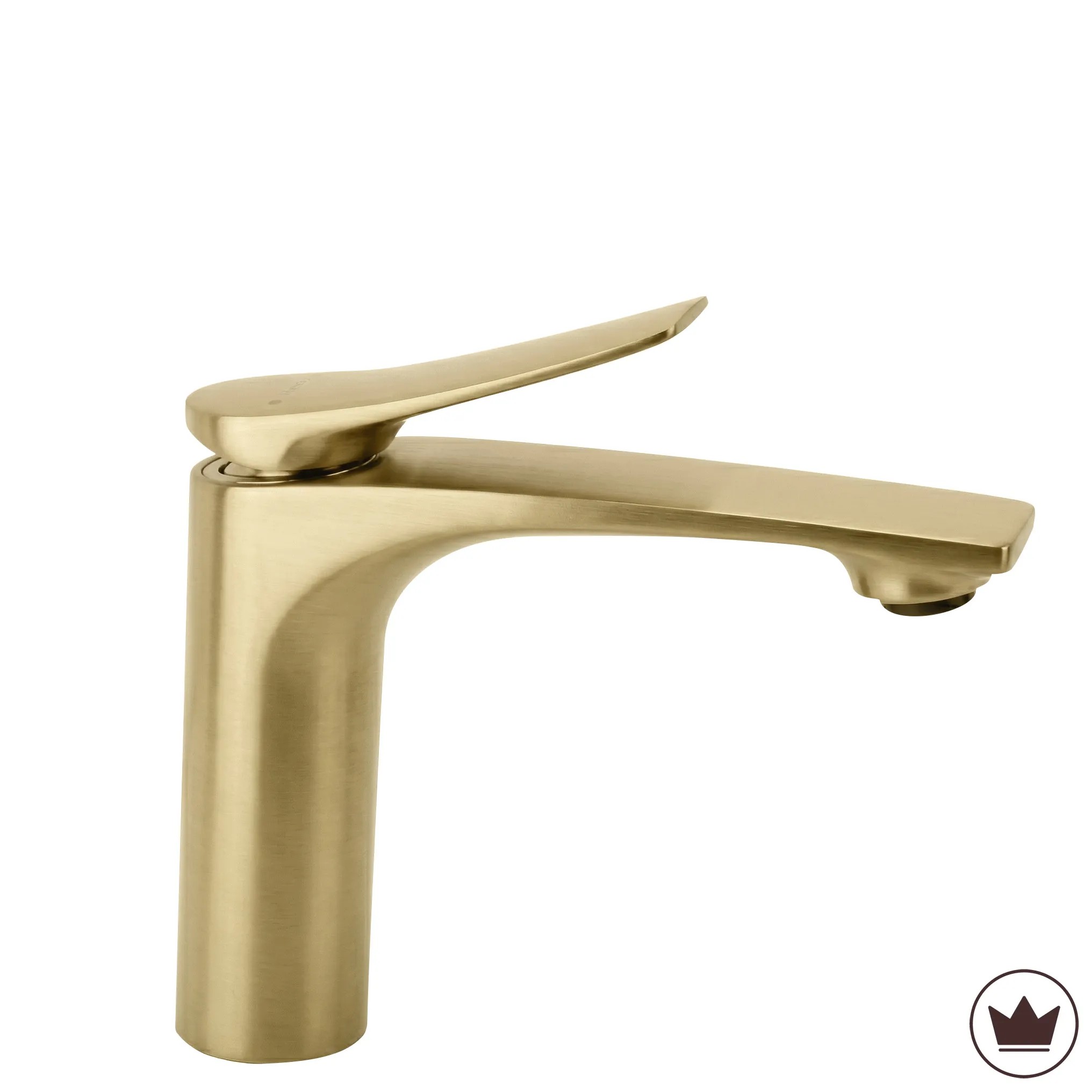 REA Premium Tvättställsblandare Vision Låg Borstat Guld, 15,2x4,2x14cm