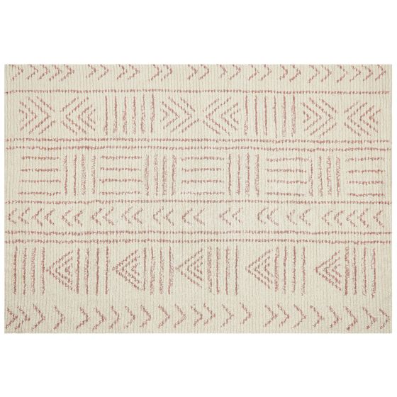 Matta EDIRNE Beige 160 x 230 cm Bomull